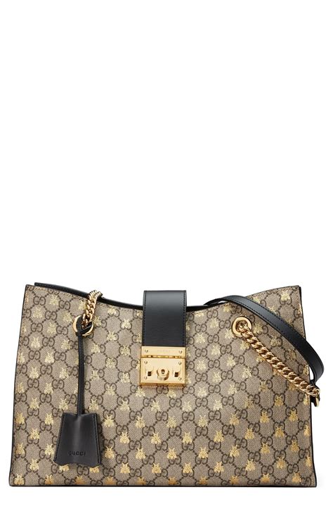 gucci bag with bumble bee|genuine Gucci padlock bag.